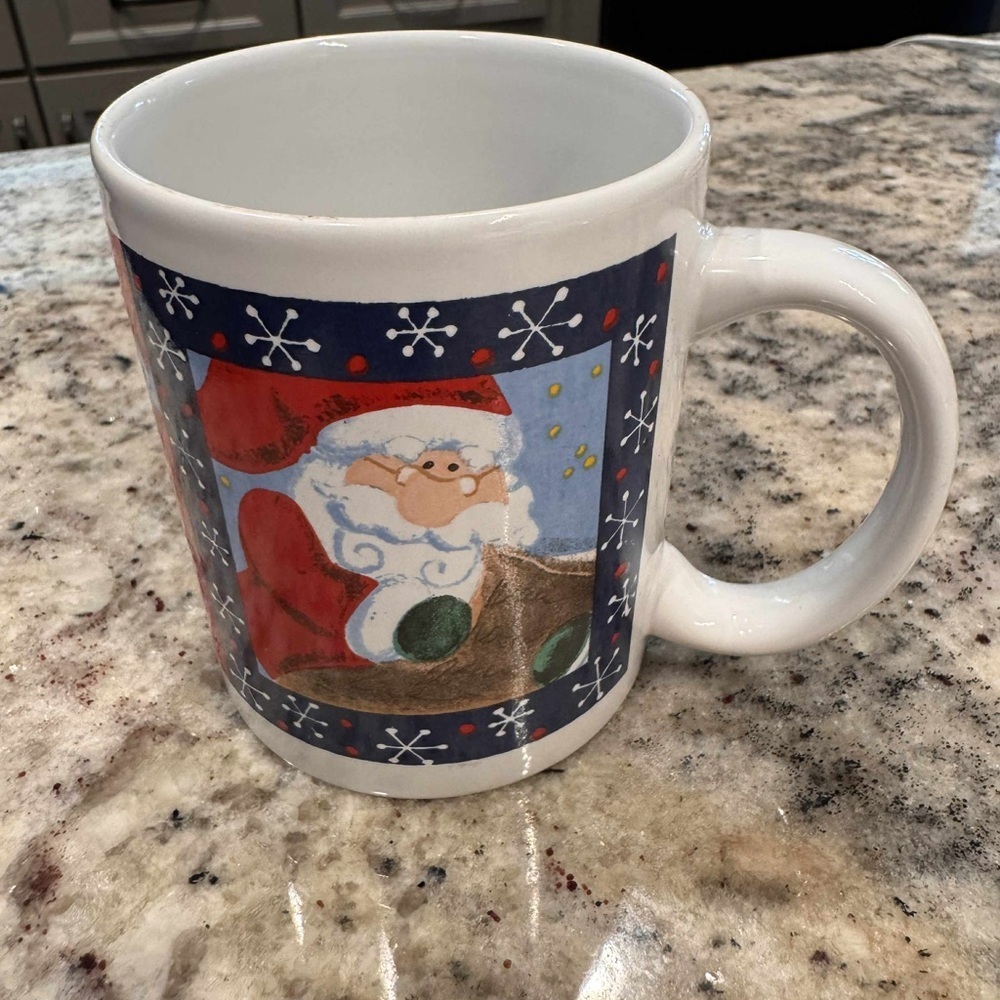 Festive Santa Claus Mug 4x4in